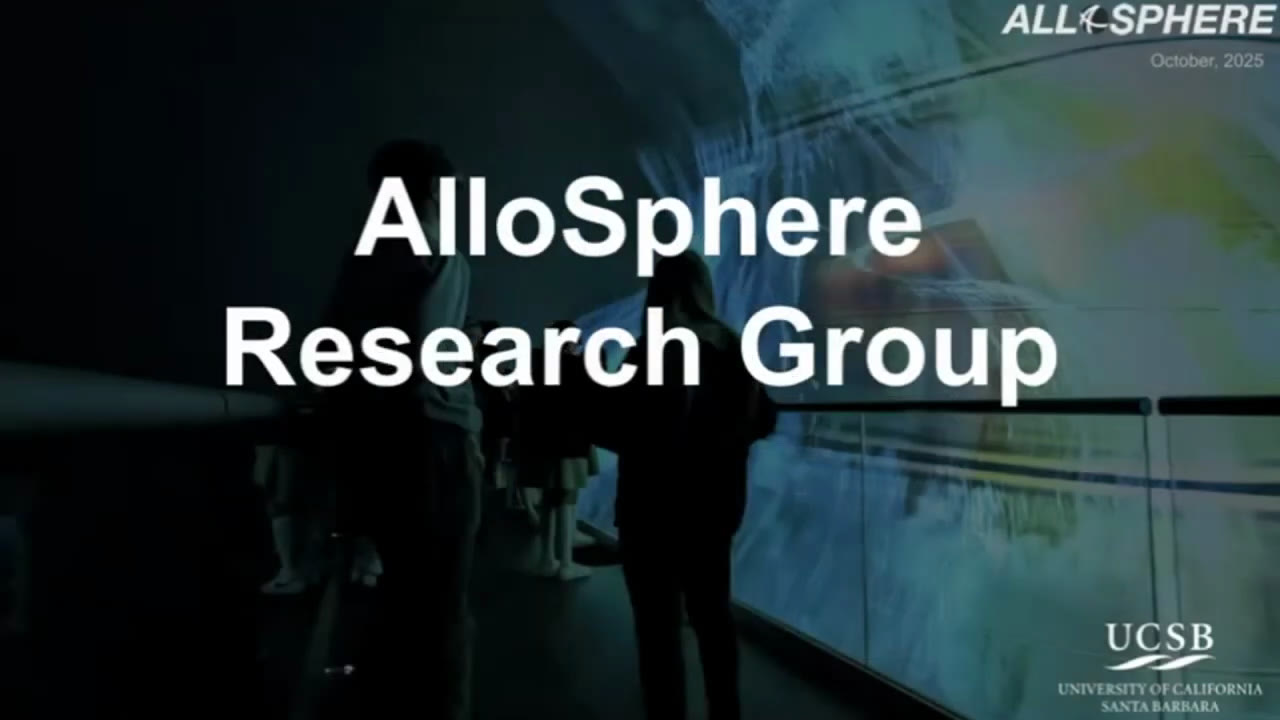 Play: AlloSphere presentation video