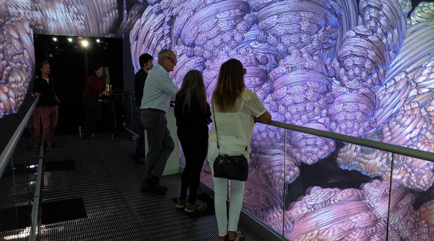 Fractal visualization in the AlloSphere