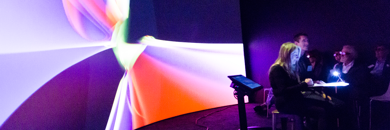 Immersive visualization in the AlloSphere